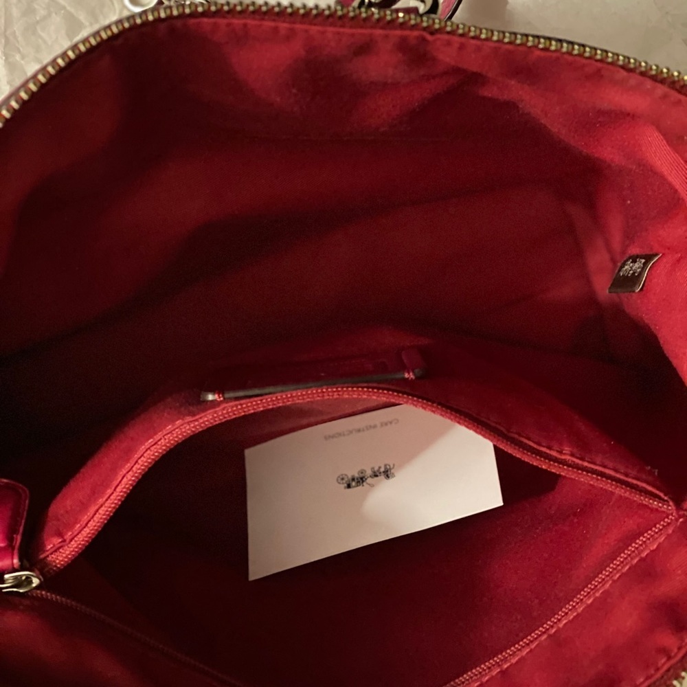 Coach pebble leather satchel - Picture 14 of 16